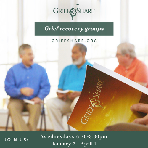 Grief Recovery groups flyer